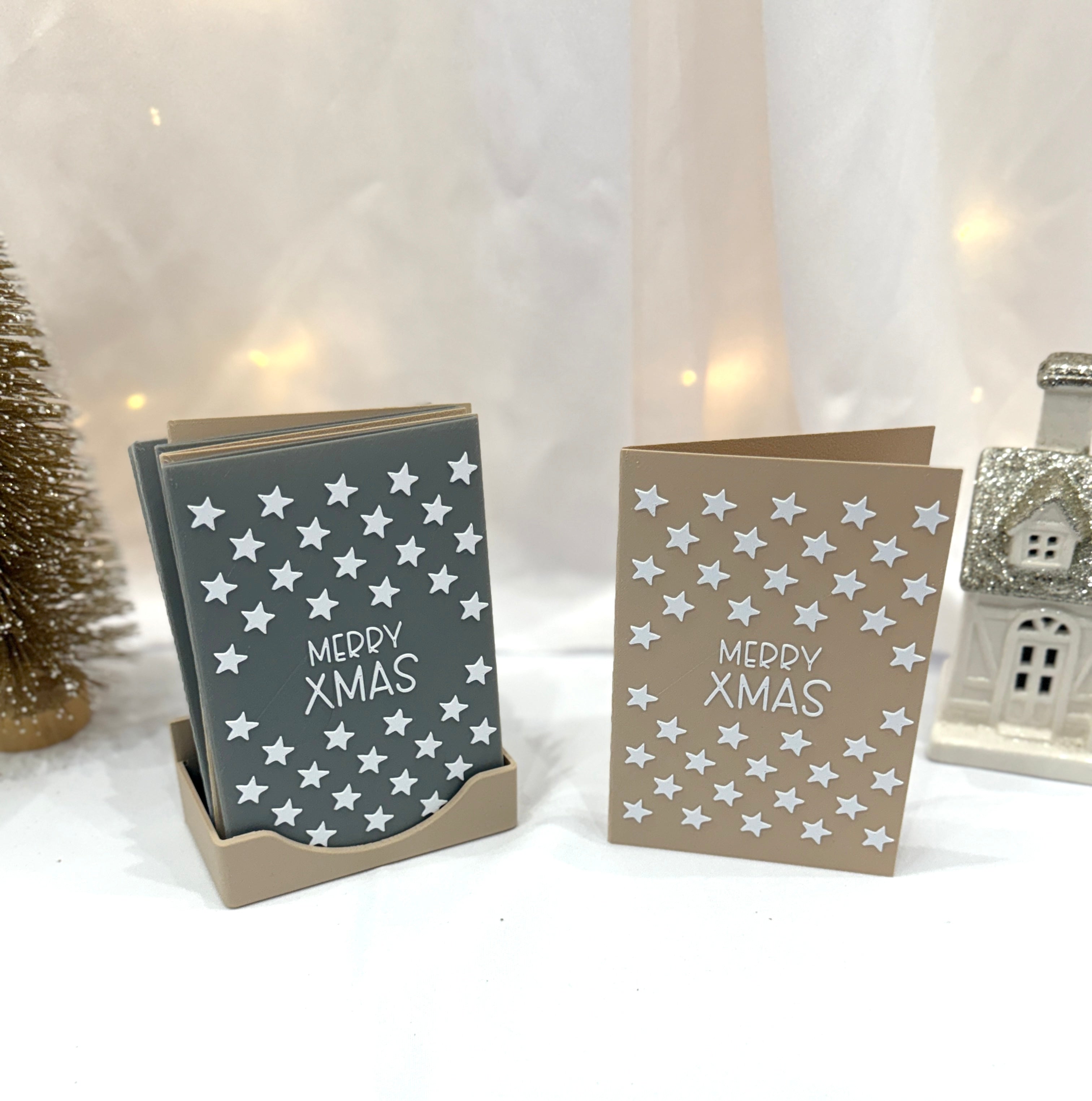 3D Weihnachtskarten Beige✨🎄