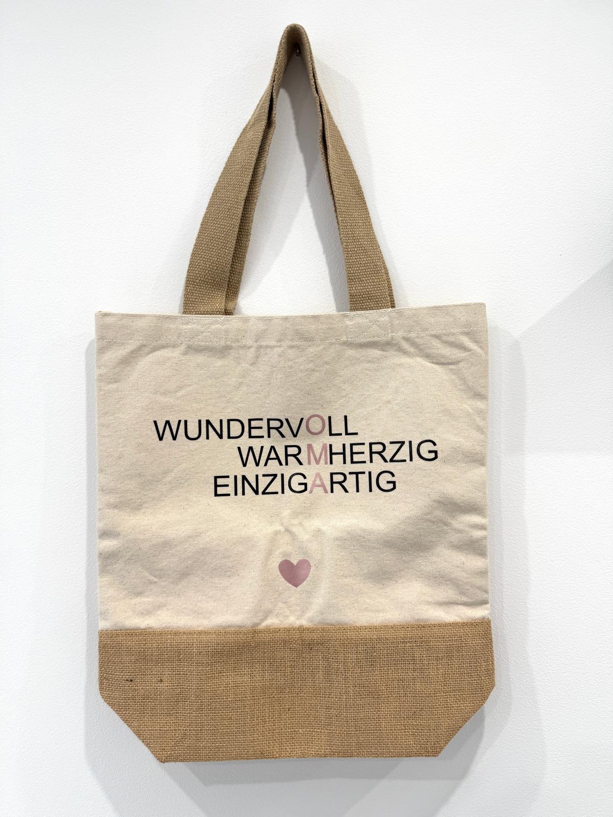 Jute Tasche Oma / Einkaufstasche