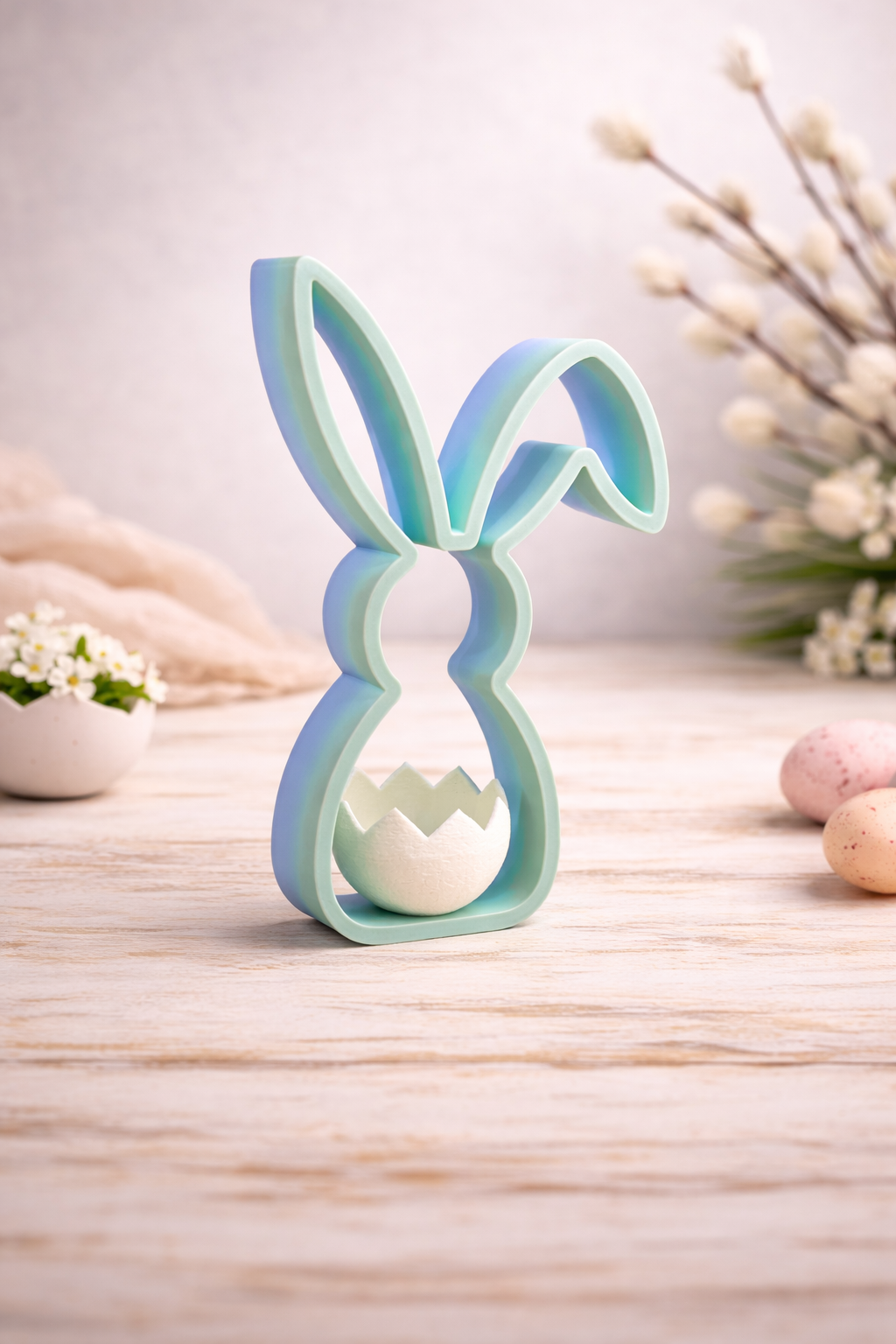 3D Osterhase mit Eierschale 🐣❤️